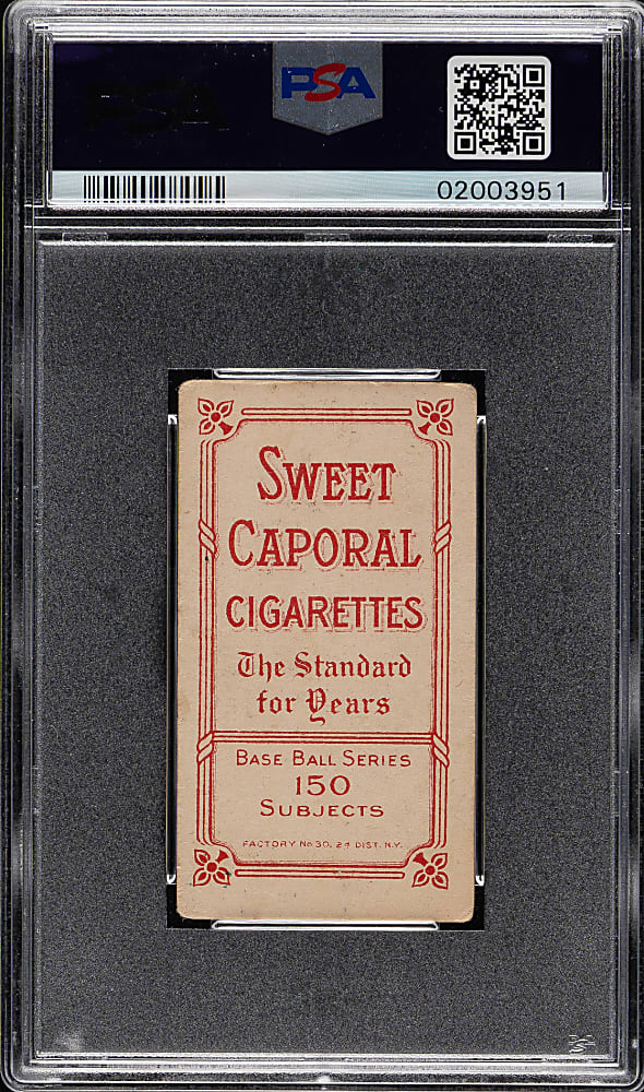 1909-1911 T206 White Border Rube Waddell Portrait PSA VG 3