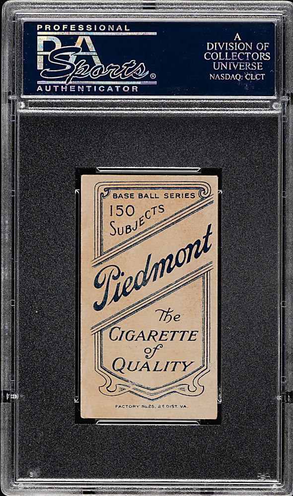 1909-1911 T206 White Border Frank Chance Portrait Red Background PSA GOOD+ 2.5