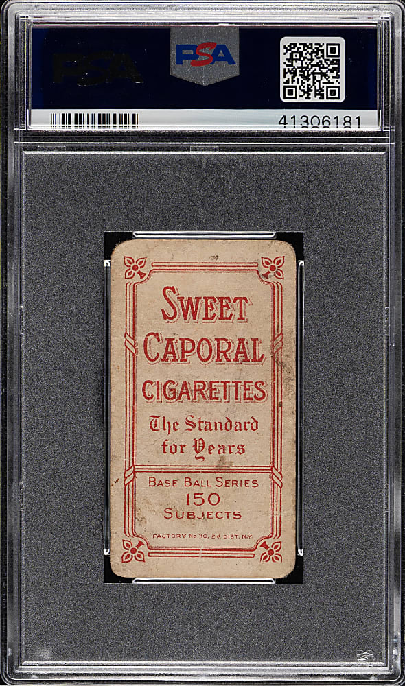 1909-1911 T206 White Border Chief Bender Portrait PSA GOOD 2