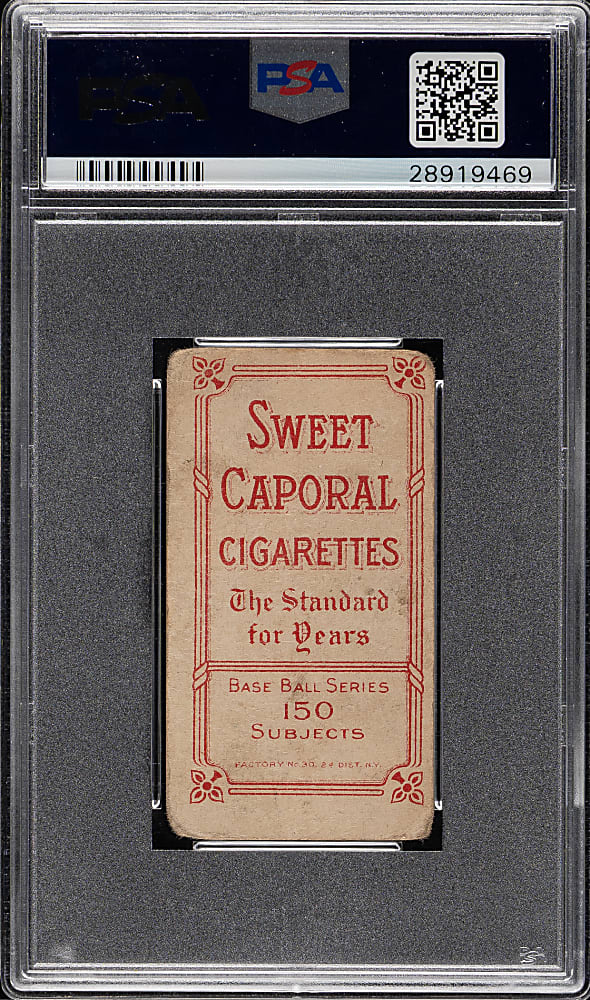 1909-1911 T206 White Border Nap Lajoie Portrait PSA FAIR 1.5 (MC)