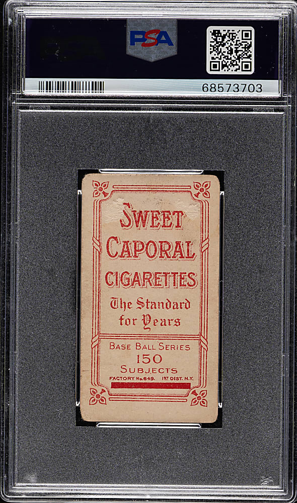 1909-1911 T206 White Border Roger Bresnahan Portrait PSA POOR 1
