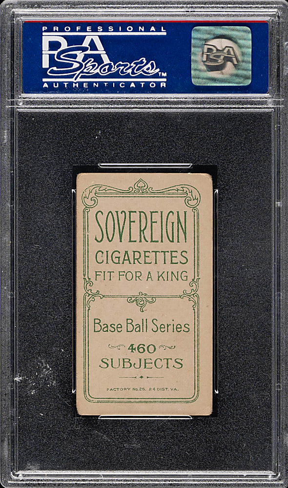 1909-1911 T206 White Border Chick Gandil PSA VG 3 - Sovereign 460 Back