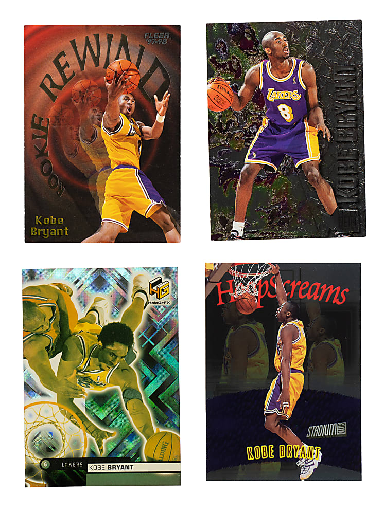 1996 to 2002 Topps, Fleer, and Upper Deck Kobe Bryant Collection (13)