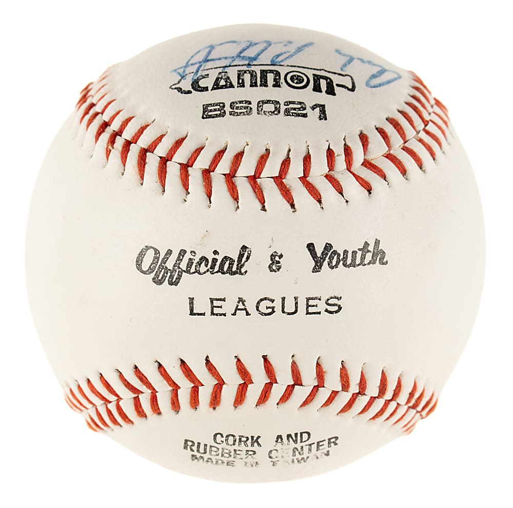 Mariano Rivera and Andy Pettitte Dual-Signed Baseball - JSA