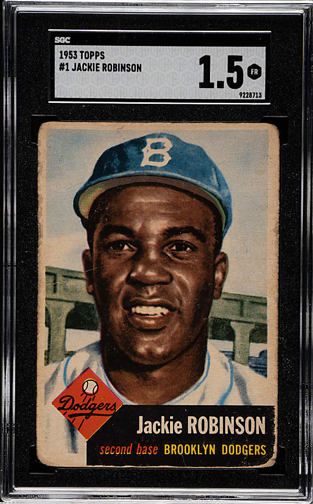 1953 Topps #1 Jackie Robinson SGC FAIR 1.5