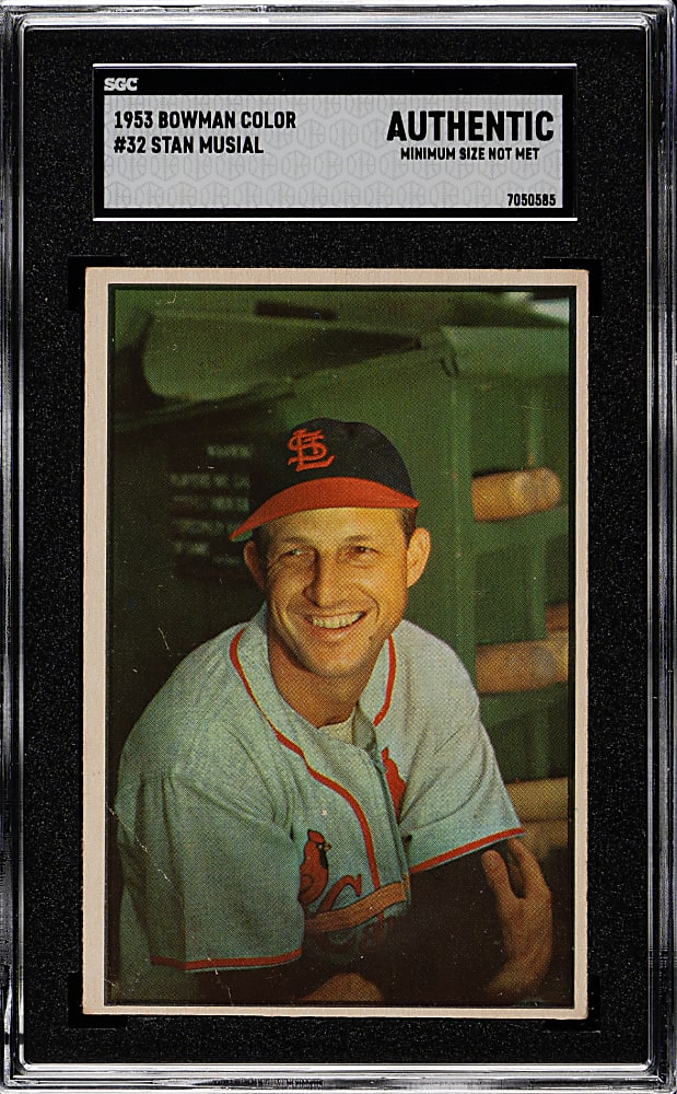 1953 Bowman Color #32 Stan Musial SGC Authentic