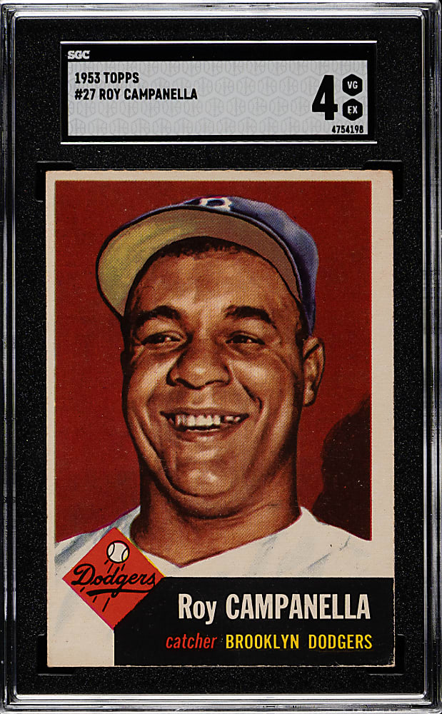 1953 Topps #27 Roy Campanella SGC VG/EX 4