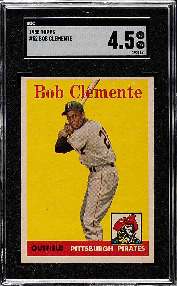 1958 Topps #52 Roberto Clemente SGC VG/EX+ 4.5