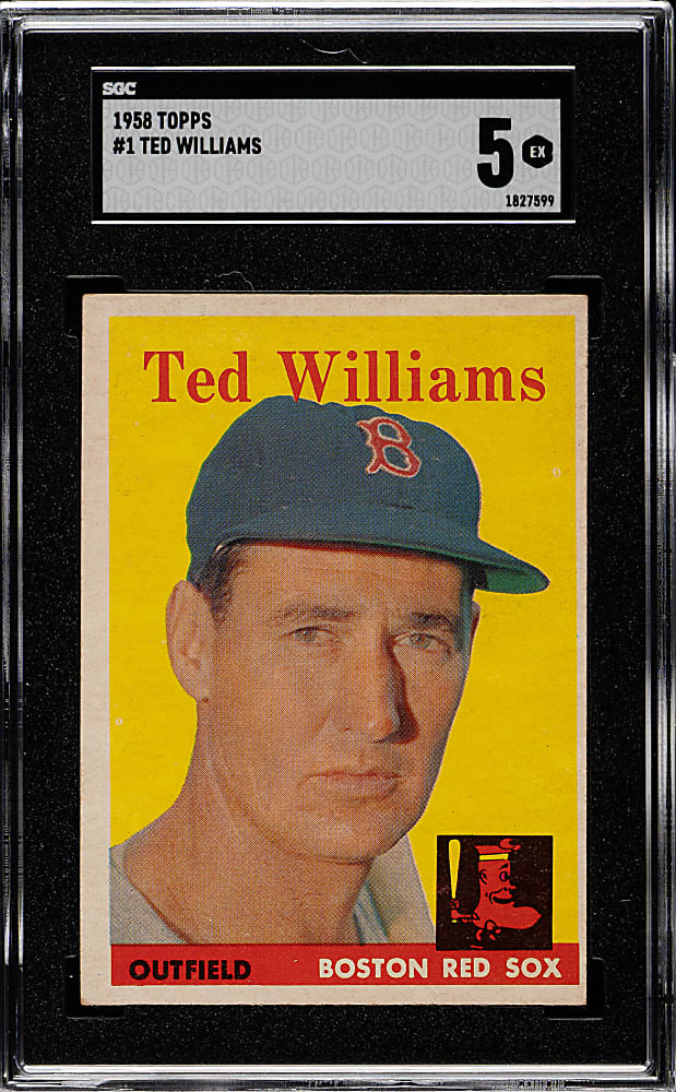 1958 Topps #1 Ted Williams SGC EX 5