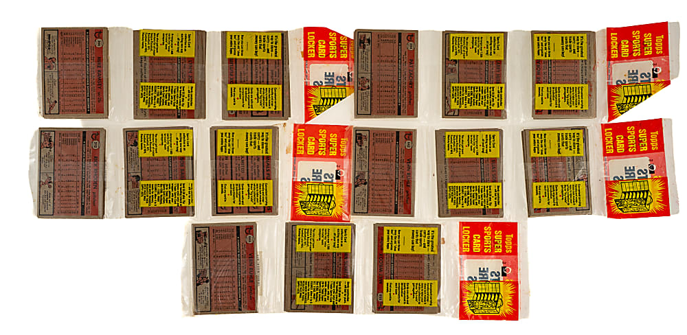 1981 Topps Unopened Rack Pack Collection (5)
