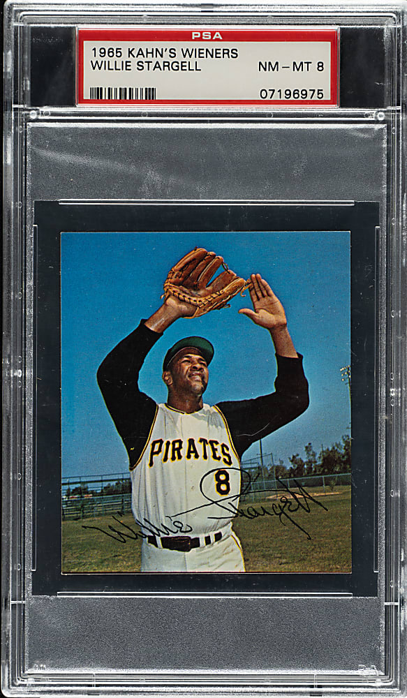 1965 Kahn's Wieners Willie Stargell PSA NM-MT 8