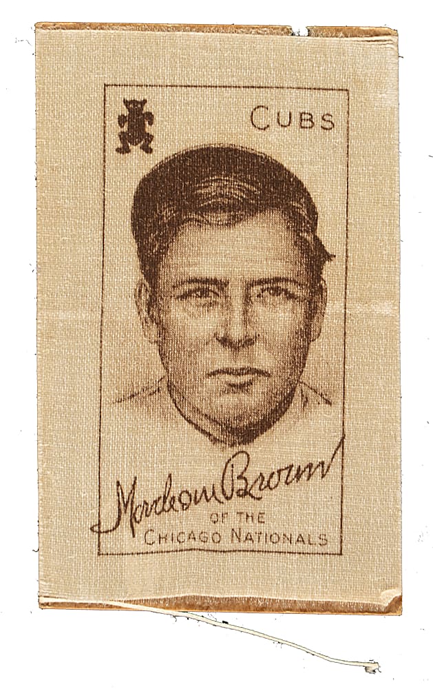 1909 S74 Tobacco Silks - White - Mordecai Brown