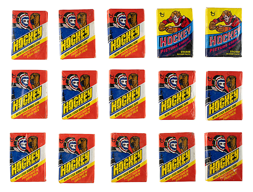 1977-1978 and 1978-1979 Topps Hockey Unopened Wax Pack Collection (19)