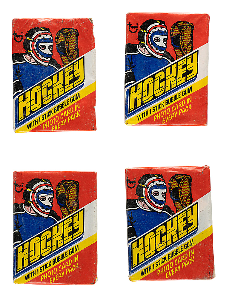 1977-1978 and 1978-1979 Topps Hockey Unopened Wax Pack Collection (19)