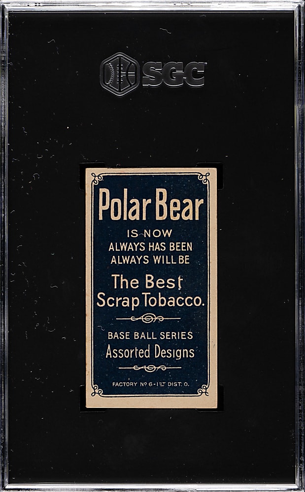 1909-1911 T206 White Border Jimmy Collins SGC EX 5 - Polar Bear Back