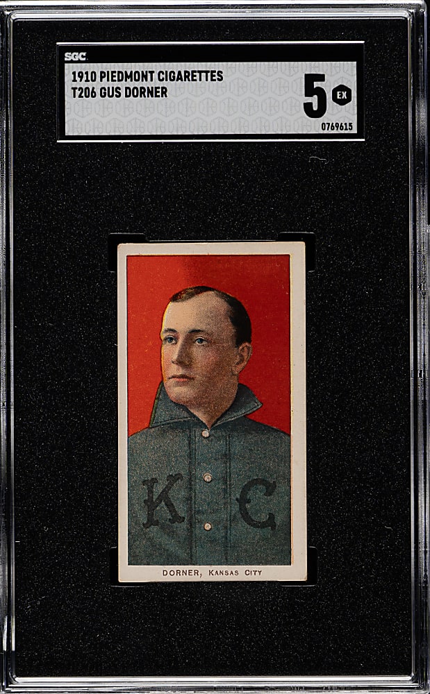 1909-1911 T206 White Border Gus Dorner SGC EX 5