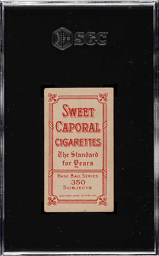 1909-1911 T206 White Border Dave Brain SGC VG/EX+ 4.5
