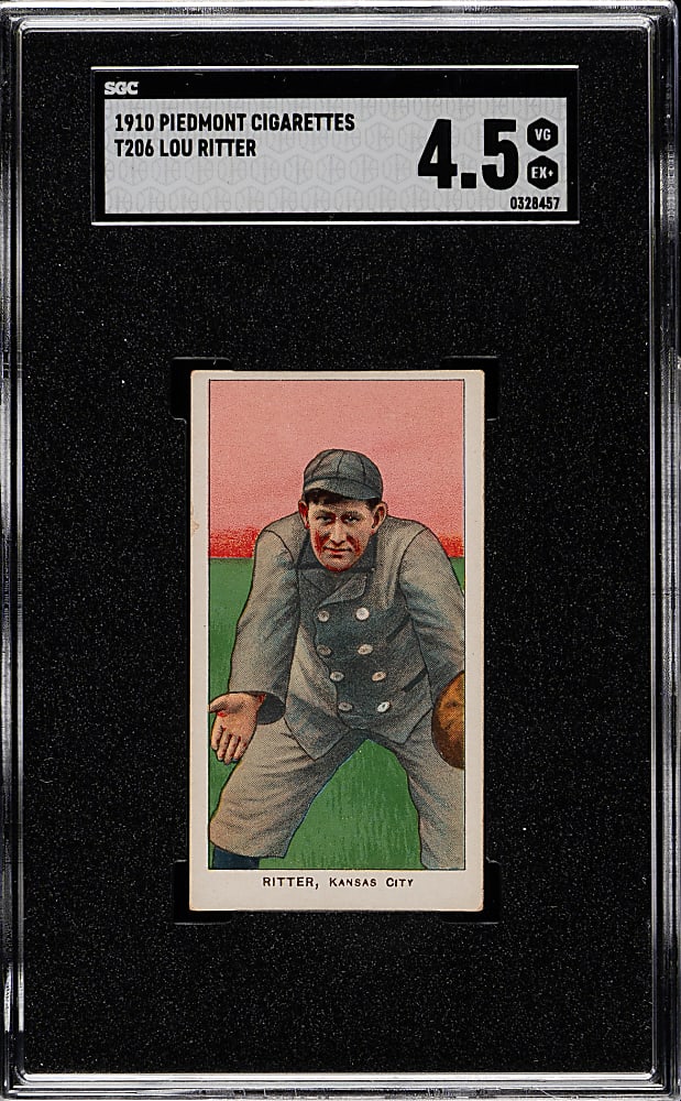 1909-1911 T206 White Border Lou Ritter SGC VG/EX+ 4.5