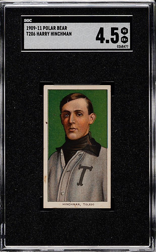 1909-1911 T206 White Border Harry Hinchman SGC VG/EX+ 4.5 - Polar Bear Back