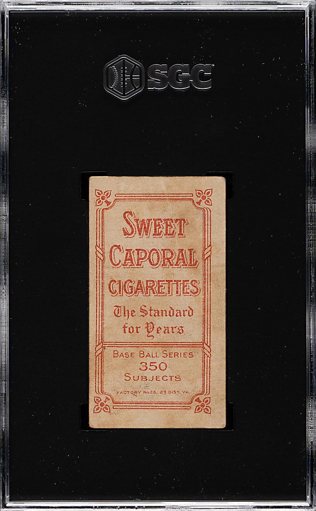 1909-1911 T206 White Border Hughie Jennings Portrait SGC FAIR 1.5
