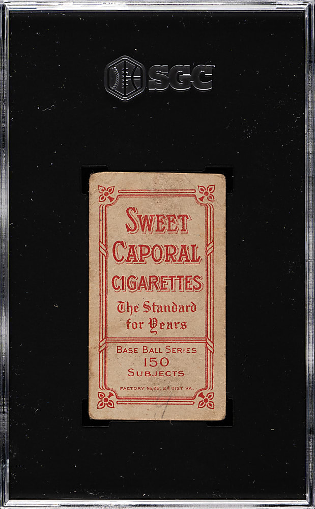 1909-1911 T206 White Border Rube Waddell Portrait SGC FAIR 1.5