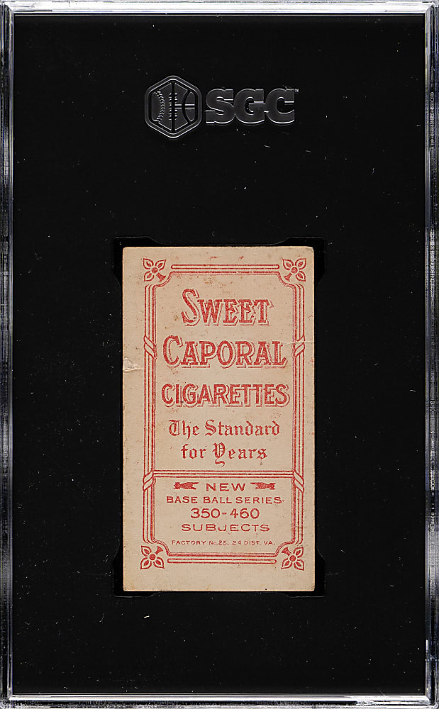 1909-1911 T206 White Border Ty Cobb Portrait Red Background SGC FAIR 1.5