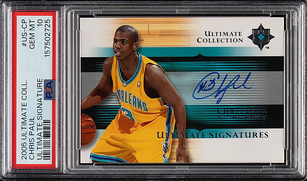 2005-2006 Upper Deck Ultimate Collection Ultimate Signatures Basketball #US-CP Chris Paul PSA GEM MINT 10