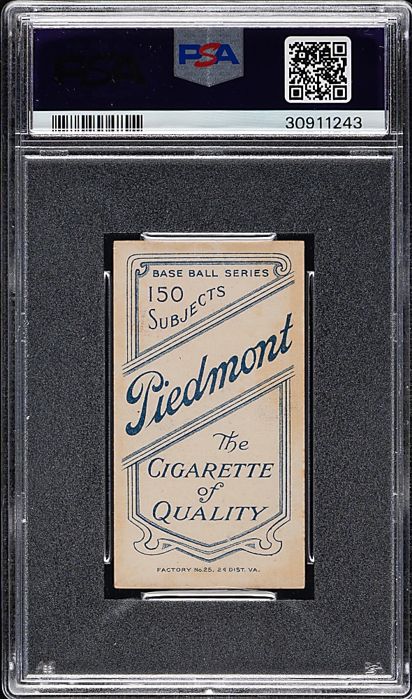1909-1911 T206 White Border Kitty Bransfield PSA EX 5