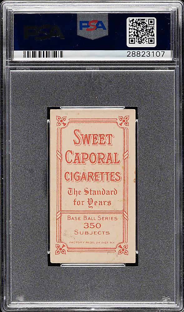 1909-1911 T206 White Border Billy Purtell PSA EX 5