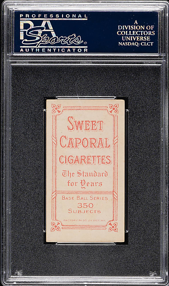 1909-1911 T206 White Border Beals Becker PSA EX 5