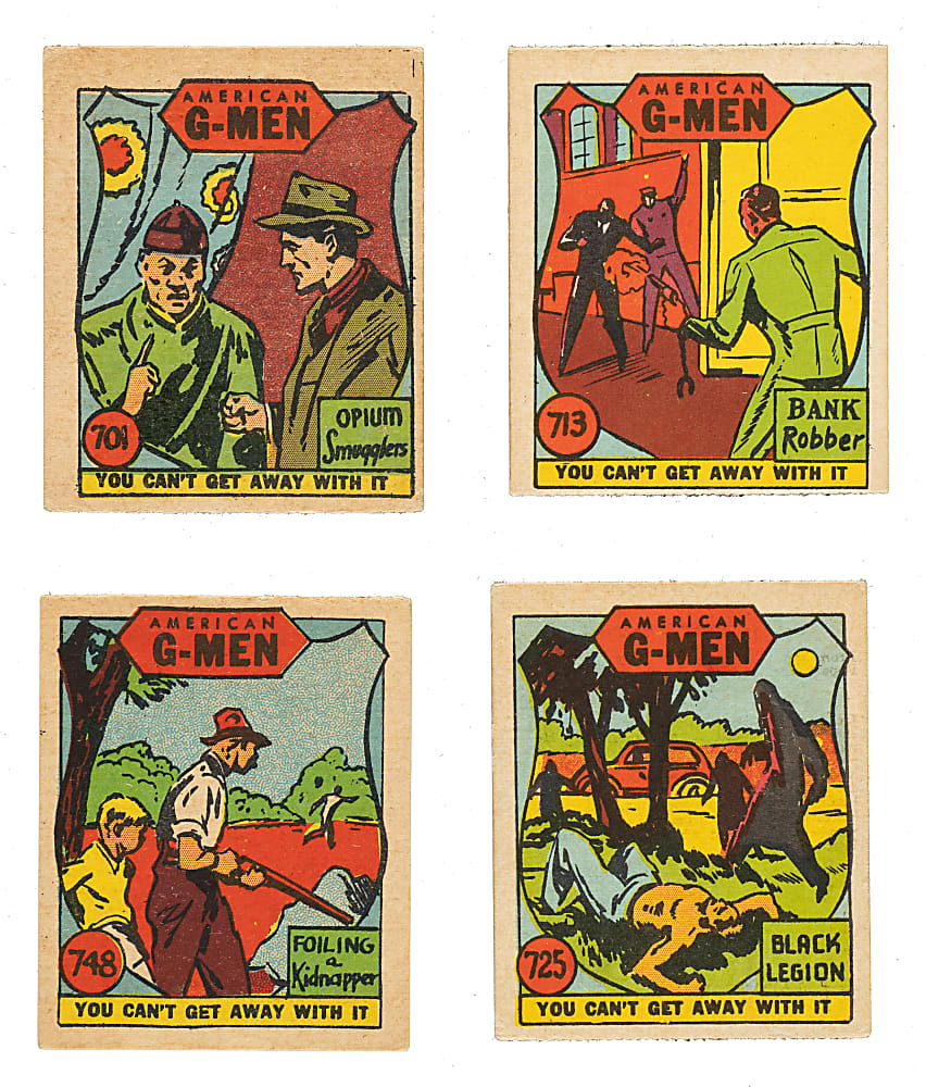 1936 R13-2 "American G-Men" Second Series Complete Set (48)
