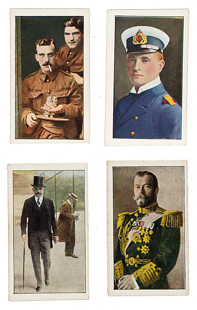 1914-1915 T121 Sweet Caporal "World War I Scenes" Near-Complete Set (247/250)