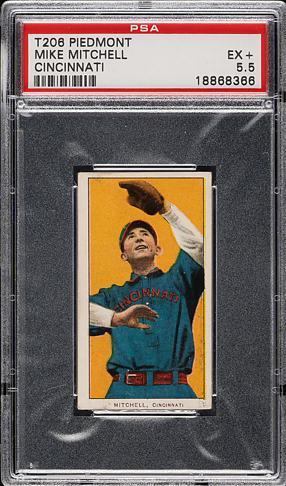 1909-1911 T206 White Border Mike Mitchell PSA EX+ 5.5