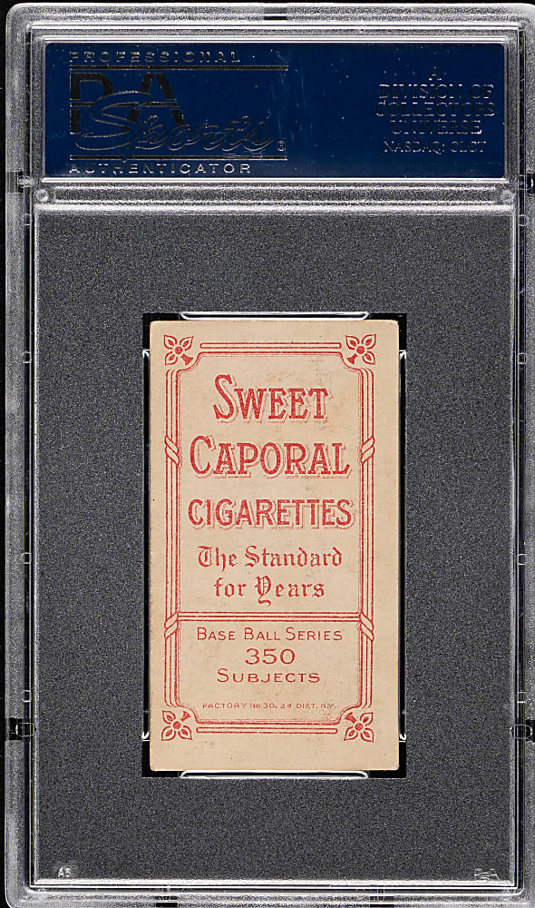 1909-1911 T206 White Border Hooks Wiltse Pitching PSA EX 5