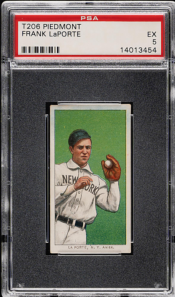 1909-1911 T206 White Border Frank LaPorte PSA EX 5