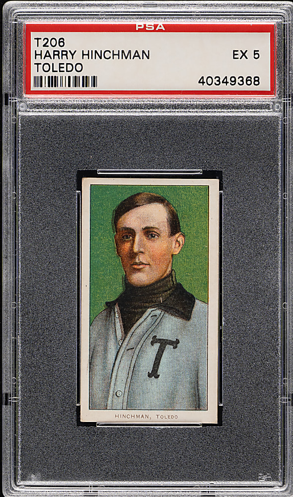 1909-1911 T206 White Border Harry Hinchman PSA EX 5