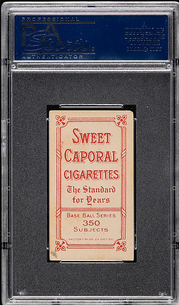 1909-1911 T206 White Border Bob Bescher Portrait PSA VG-EX+ 4.5