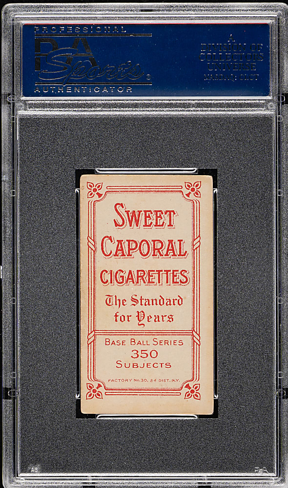 1909-1911 T206 White Border Rube Oldring Fielding PSA VG-EX+ 4.5