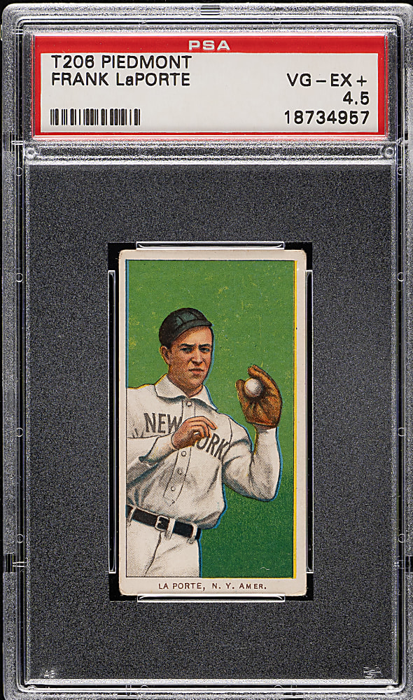 1909-1911 T206 White Border Frank LaPorte PSA VG-EX+ 4.5