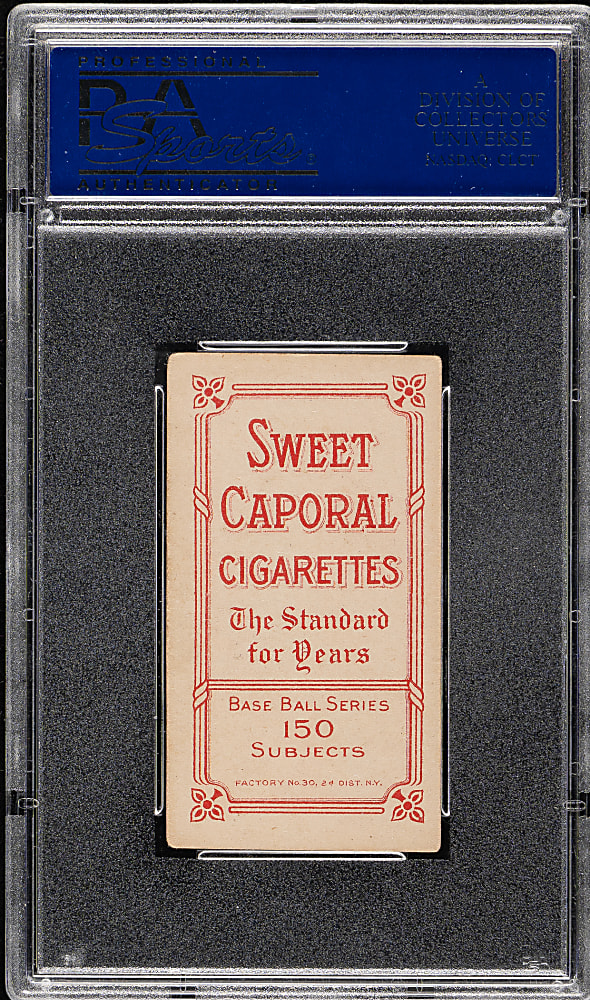 1909-1911 T206 White Border Hooks Wiltse Portrait No Cap PSA VG-EX 4