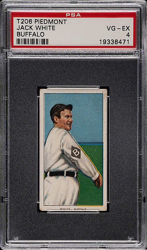 1909-1911 T206 White Border Jack White PSA VG-EX 4
