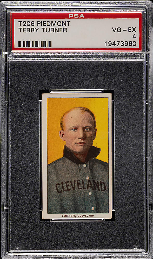 1909-1911 T206 White Border Terry Turner PSA VG-EX 4