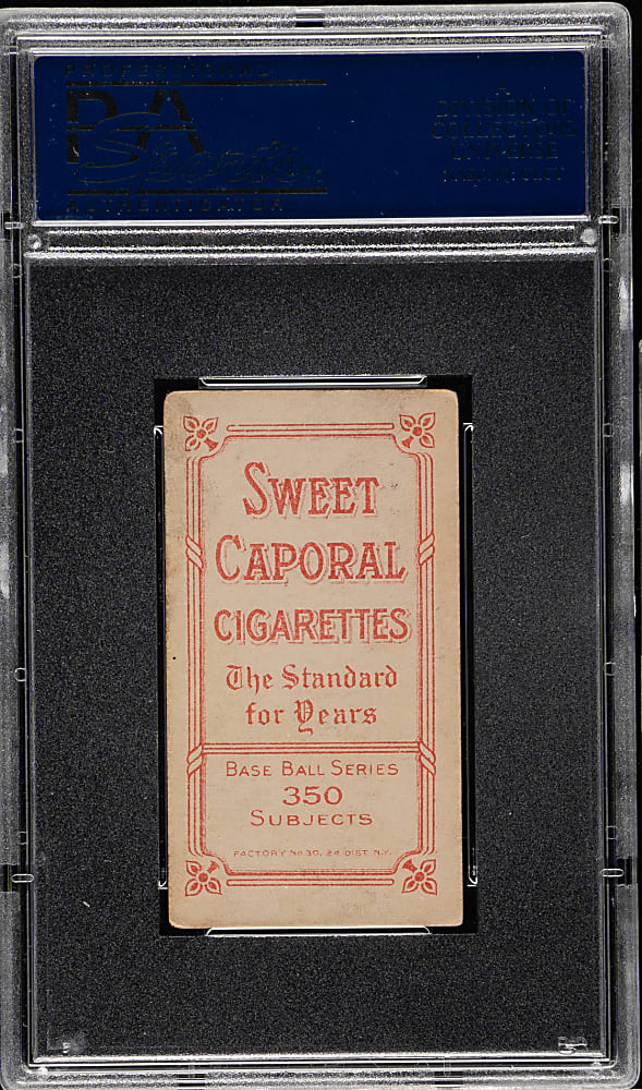 1909-1911 T206 White Border Ed Summers PSA VG-EX 4