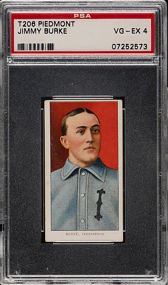 1909-1911 T206 White Border Jimmy Burke PSA VG-EX 4