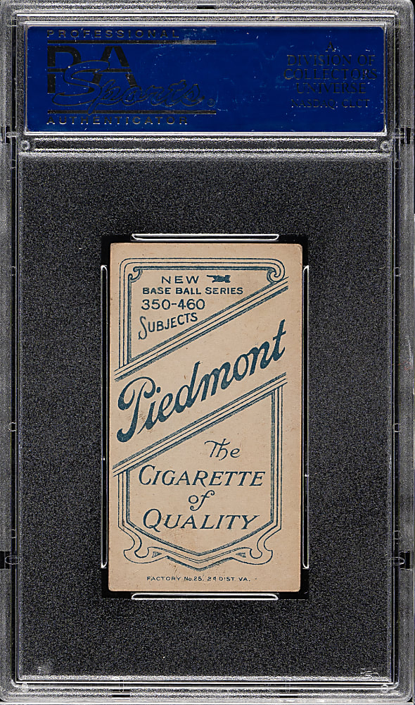 1909-1911 T206 White Border Jimmy Sheckard Glove Showing PSA VG-EX 4