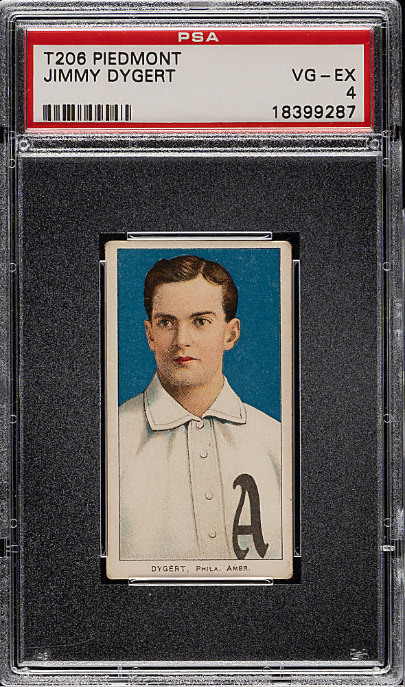 1909-1911 T206 White Border Jimmy Dygert PSA VG-EX 4