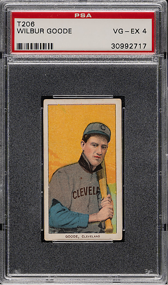 1909-1911 T206 White Border Wilbur Goode PSA VG-EX 4
