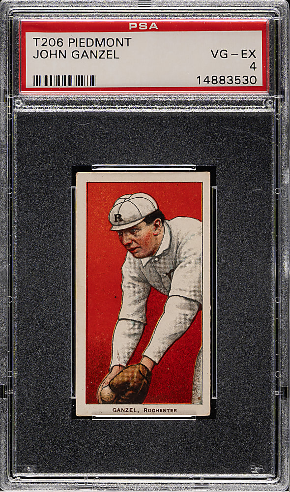 1909-1911 T206 White Border John Ganzel PSA VG-EX 4