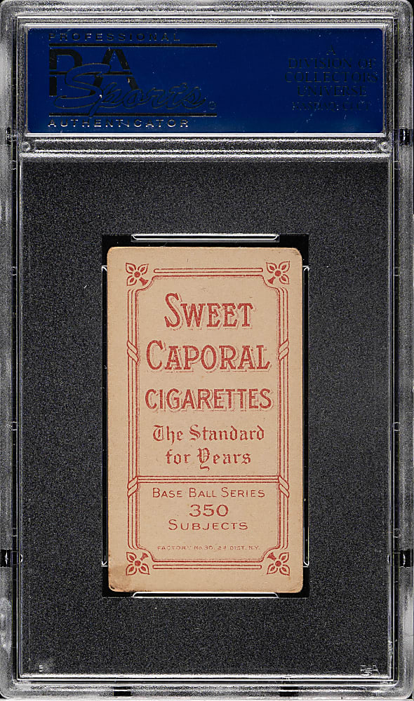 1909-1911 T206 White Border Rube Waddell Throwing PSA VG 3