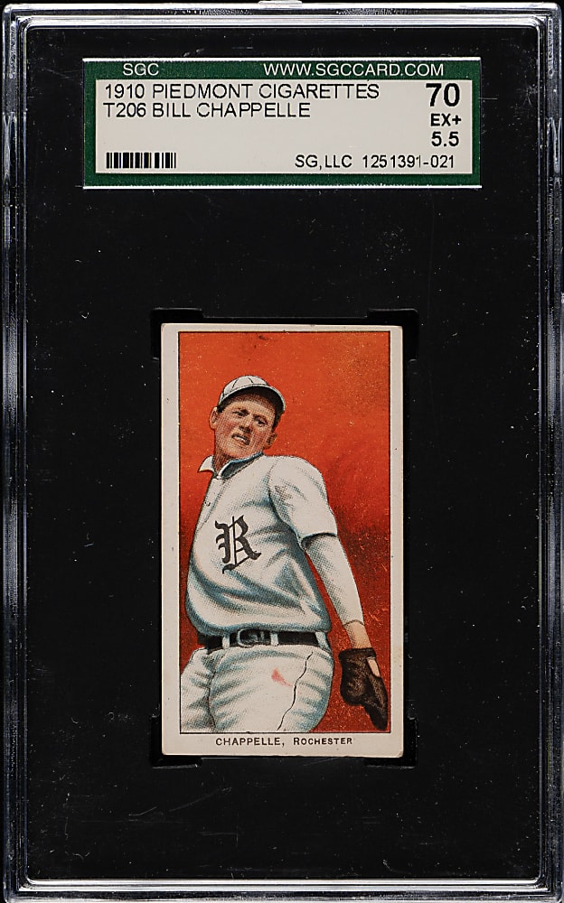 1909-1911 T206 White Border Bill Chappelle SGC EX+ 70